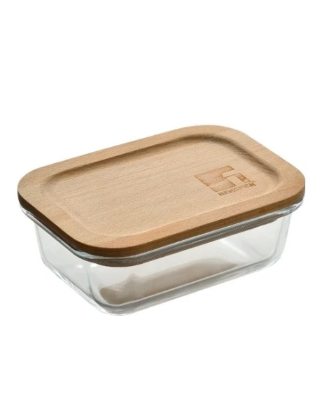 RECIPIENTE BOROSILICATO/MADERA 300ML BERGNER RECIPIENTE BOROSILICATO/MADERA 300ML BERGNER