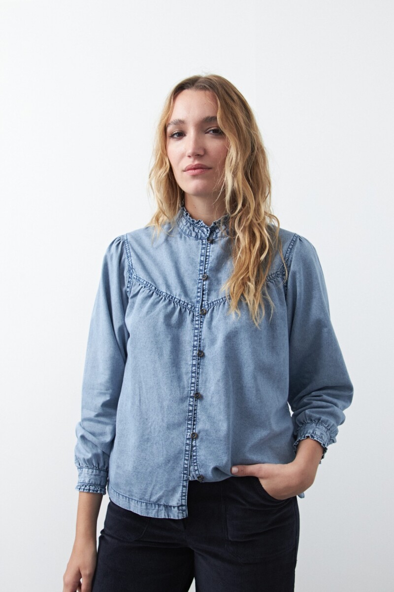 CAMISA ONIX Azul Lavado