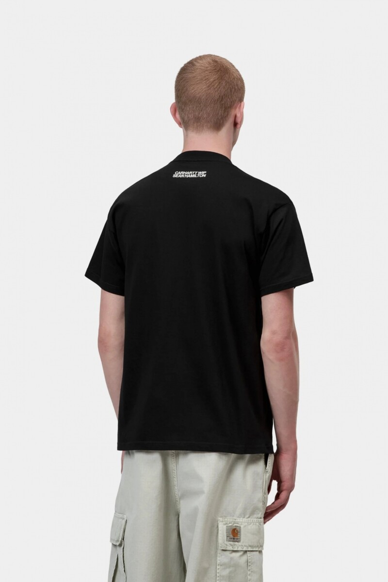 S/S Sean Hamilton 02 T-Shirt Negro