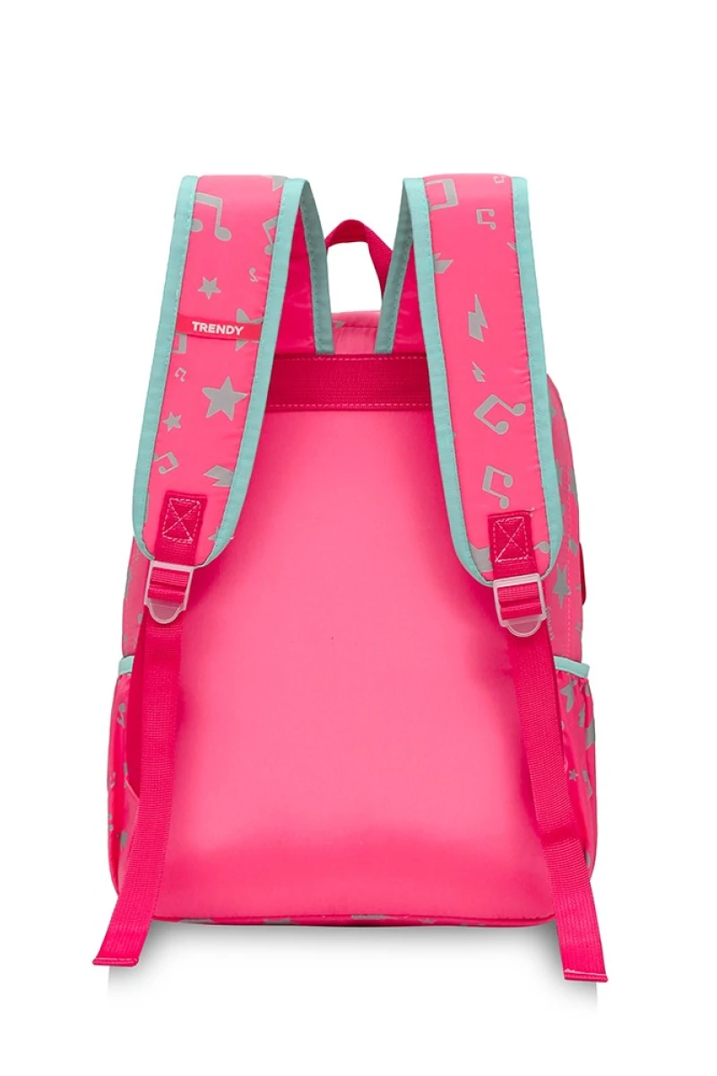 Mochila con diseño musical Fucsia