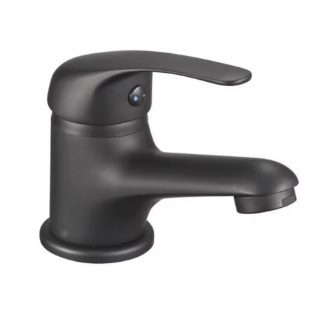 Grifería de lavatorio Monocomando de mesada Capri negro mate Grifería De Lavatorio Monocomando De Mesada Capri Negro Mate