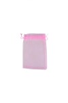 Bolsa organza 9x15 cm. ROSADO