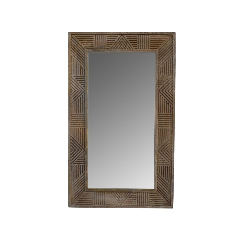 ESPEJO MADERA NATURAL-BEIGE M-24222