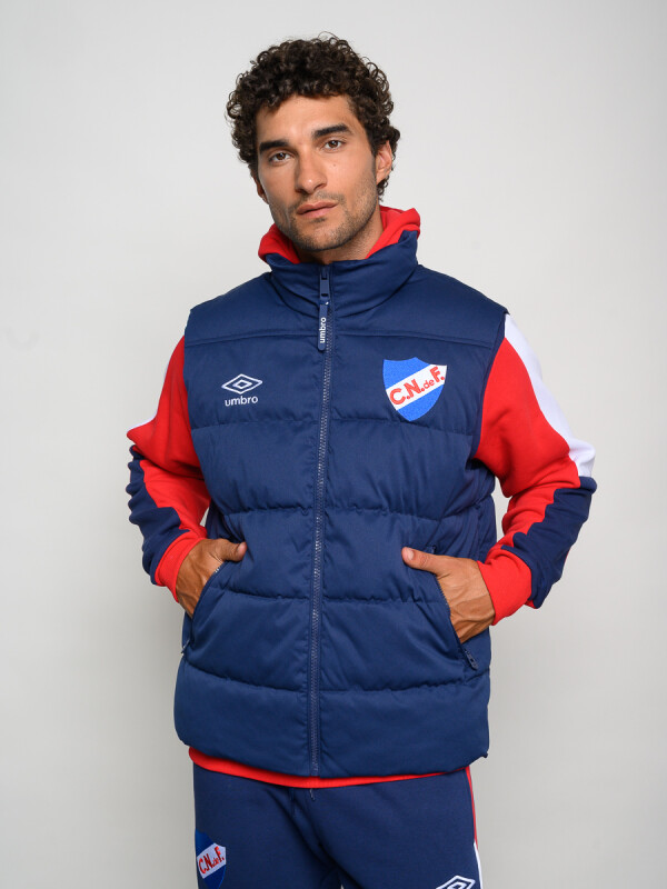 CHALECO PUFFER Nacional Hombre Azul Marino