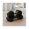 Mancuerna ajustable de 2.5 a 20kg Best Negro