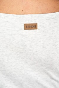 Remera Cuello Bote M/l Alg Elastano Gris Melange