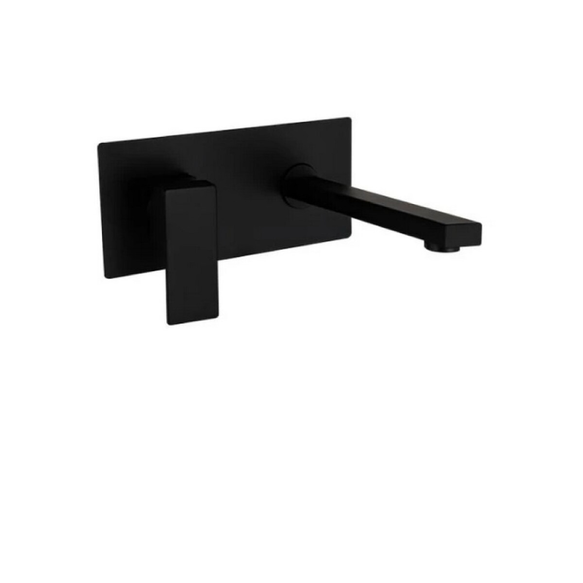 Grifería de Lavatorio de Pared Monocomando Negro Linea Apollo 