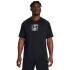 UA TECH PRINT FILL SS-BLK BLK-002