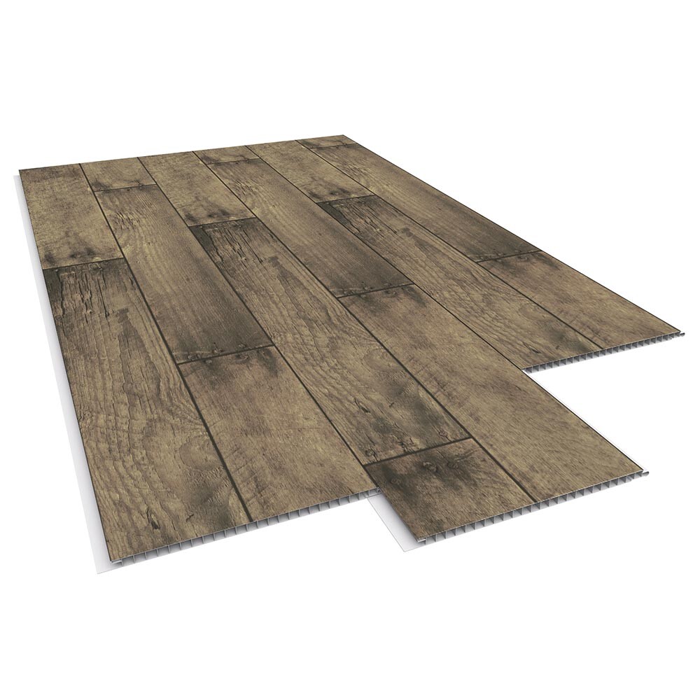 REVESTIMIENTO PVC PARA PARED MODELO MADERA - 0.25X6 MTS / Espesor: 10 MM Revestimiento Pvc Para Pared Modelo Madera - 0.25x6 Mts / Espesor: 10 Mm