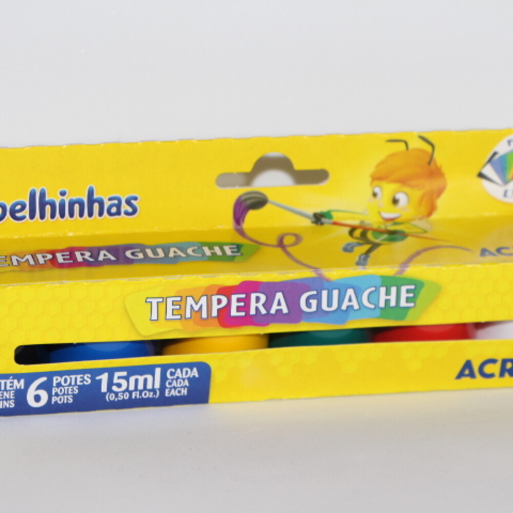PINTURA TEMPERA ACRILEX X 6 COLORES PINTURA TEMPERA ACRILEX X 6 COLORES