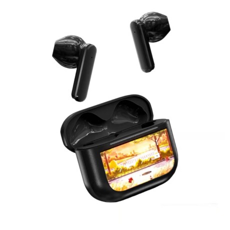 Auriculares YX28 Bluetooth Inalámbricos Recargables Táctiles Negro