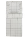 Juego de sábanas CRISTA 160x240 blanco/negr Juego de sábanas CRISTA 160x240 blanco/negr