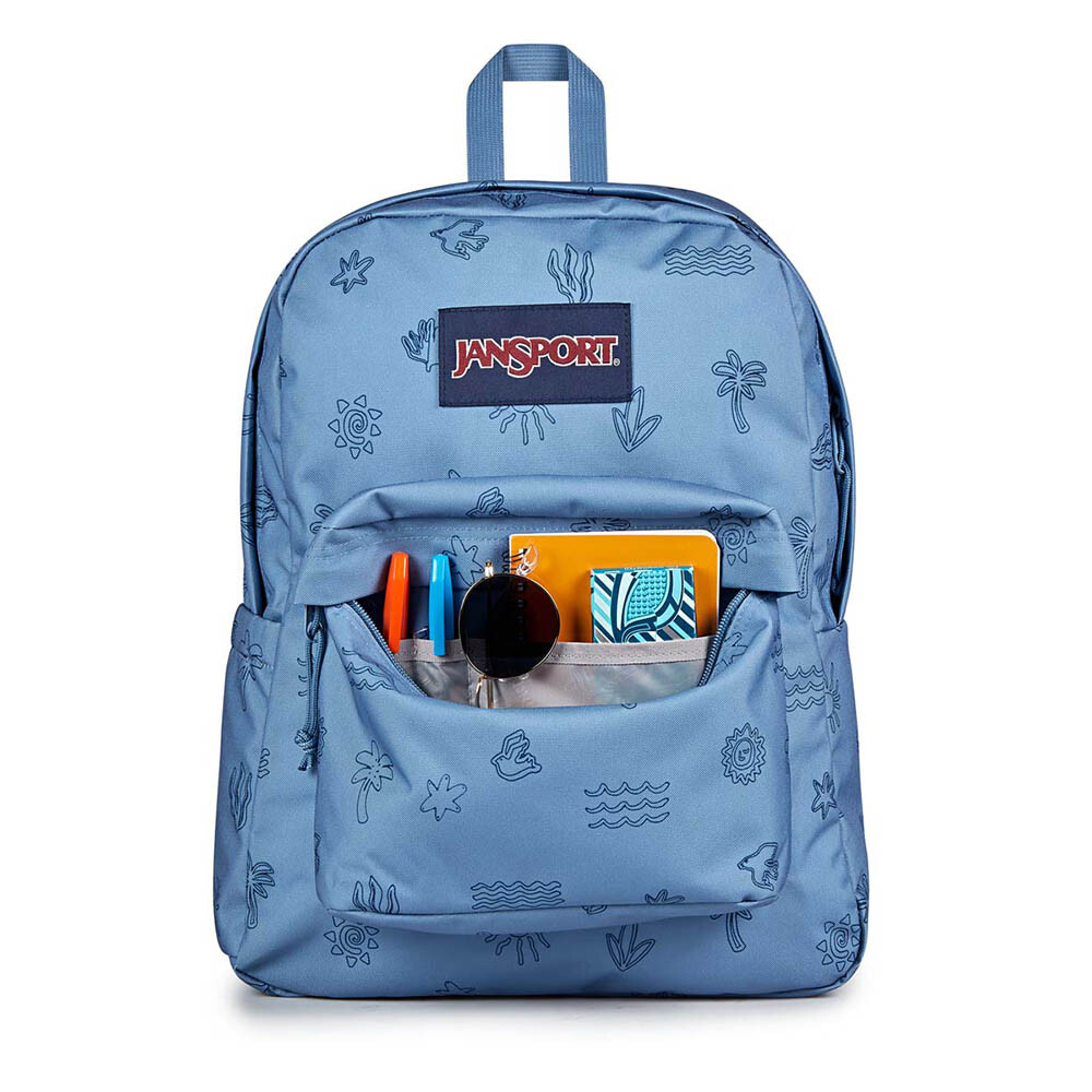 Mochila Portalaptop Superbreak Plus Sunny Sketches Blue