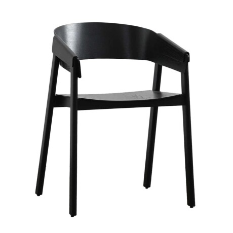SILLA DE COMEDOR MADERA NEGRO FREDERIK