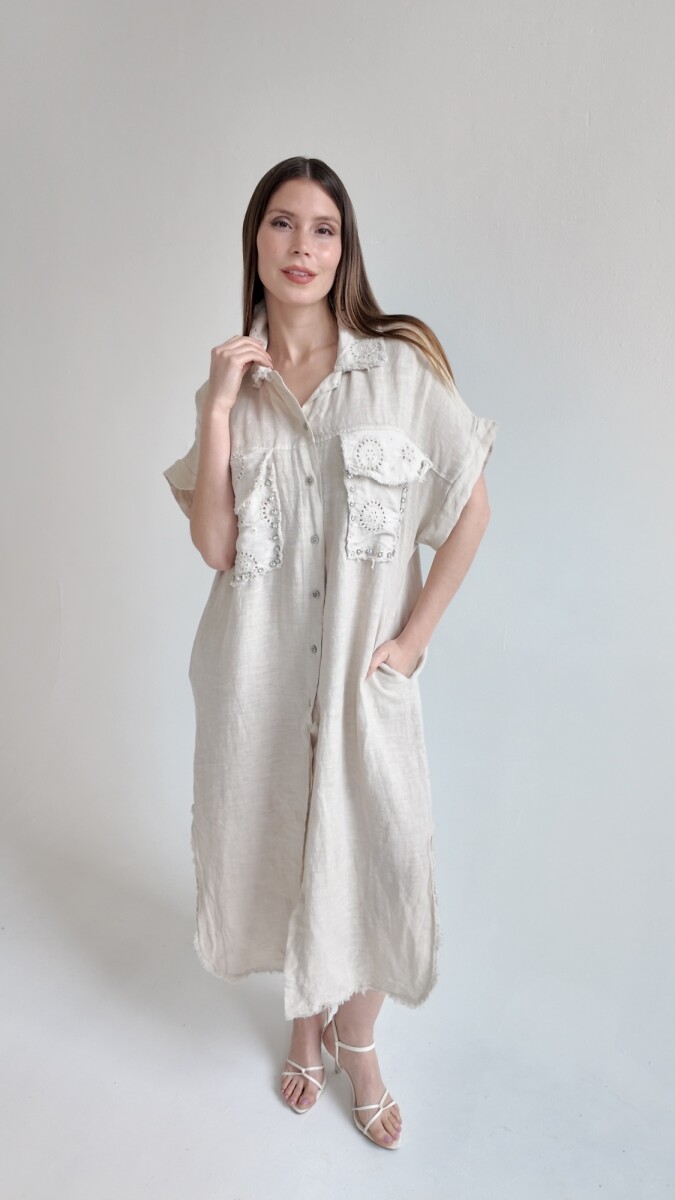 Vestido Oslo - Beige 