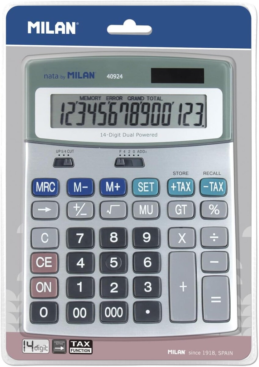 MAQUINA CALCULADORA MILAN 40924 