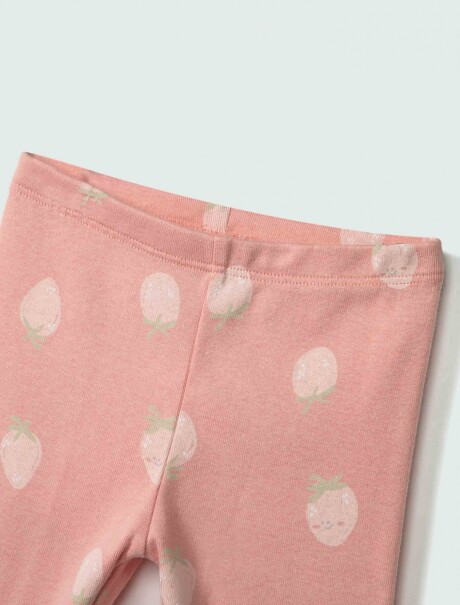 CONJUNTO DE BEBÉ ESTAMPADO ROSA