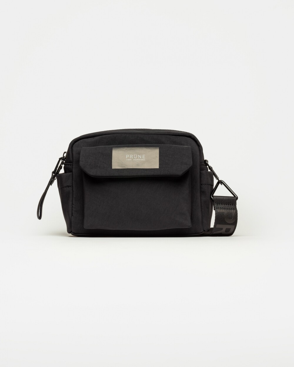 Bandolera Adventure en nylon Negro