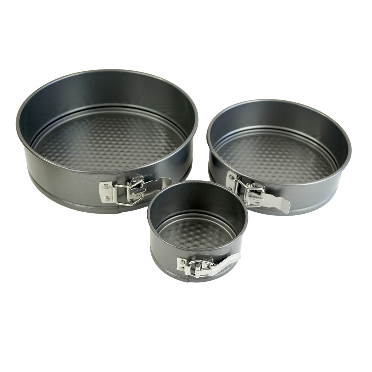 ASADERA DESMONTABLE SET X3PCS METAL REDONDA 