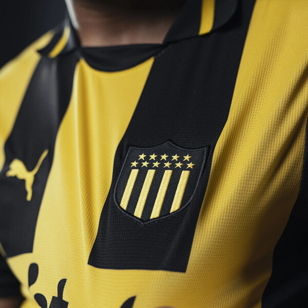 PEÑAROL HOME JERSEY 25 - PUMA AMARILLO/NEGRO