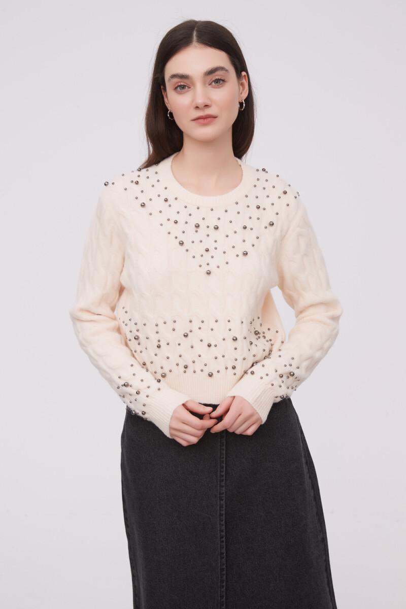 Sweater Zatta - Crudo / Natural 