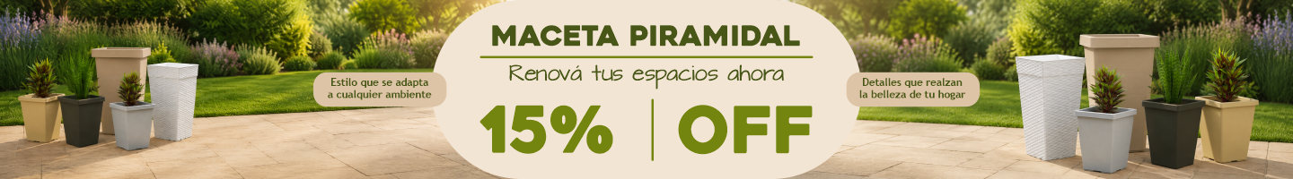 Macetas 15% Menos