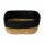 Cesto Canasto Fibra Natural Paramount Decoración 24x20x10Cm Negro
