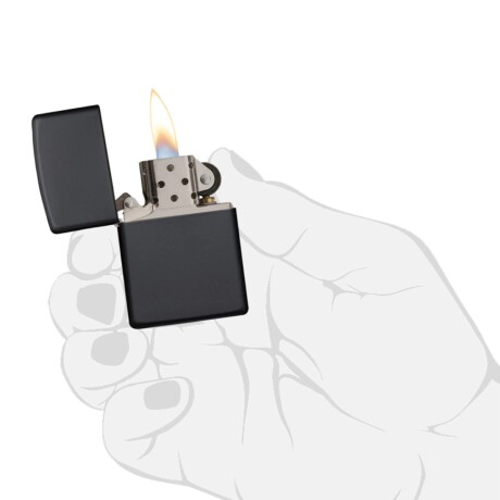 Encendedor Zippo Black Matte - 218 Encendedor Zippo Black Matte - 218