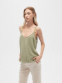 Musculosa Zelofa Verde Azulado