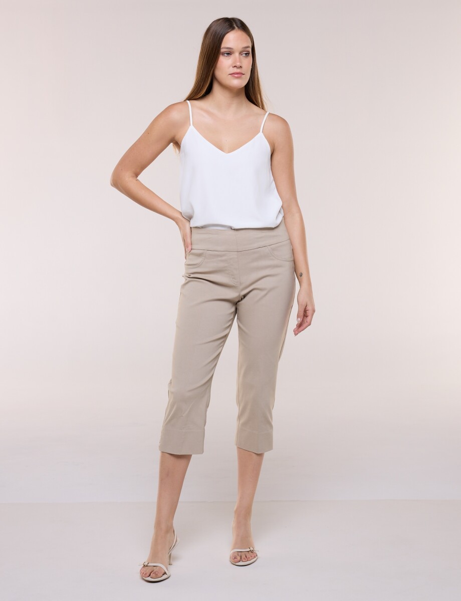 Capri Pull On - Beige 