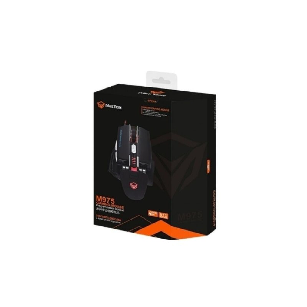 Mouse Gamer Meetion Negro MT-M975 