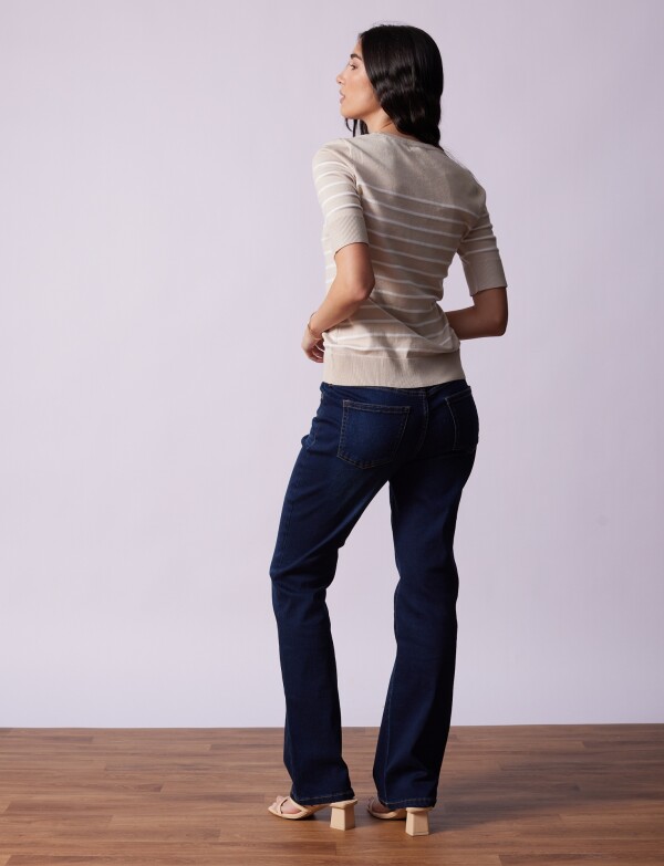 Buzo Lineas BEIGE