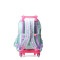Mochila Footy Unicornio 18" CARRO con Luz Led Verde Agua - Rosado
