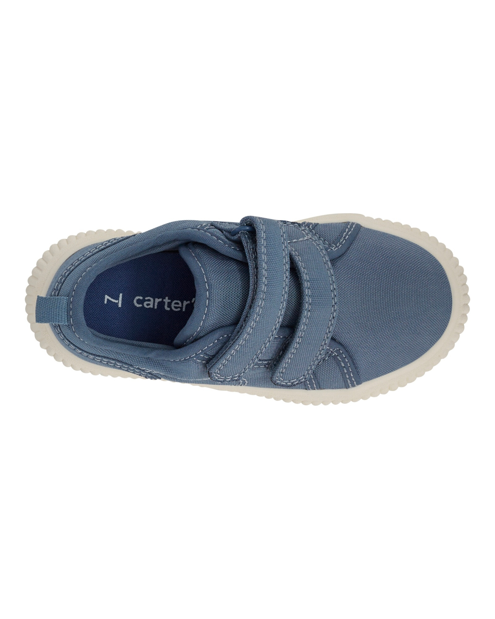 Zapatilla con velcro, azul Sin color