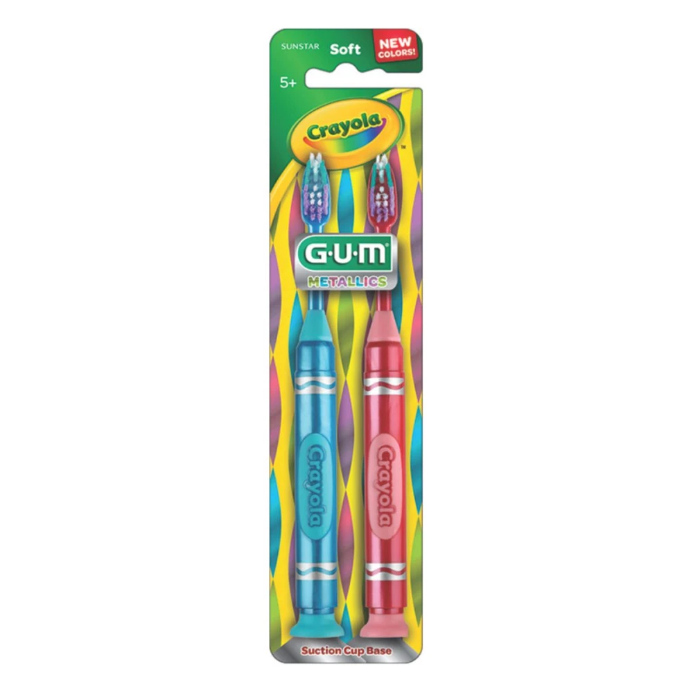 GUM CEPILLO KIDS CRAYOLA SUAVE X 2 (2X1)