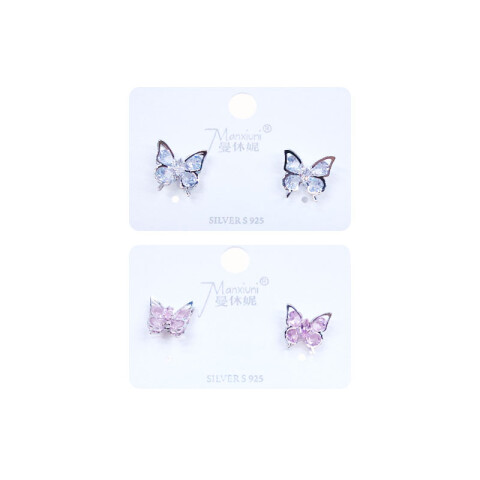 Aretes brillantes 2 diseños Aretes Brillantes 2 Diseños