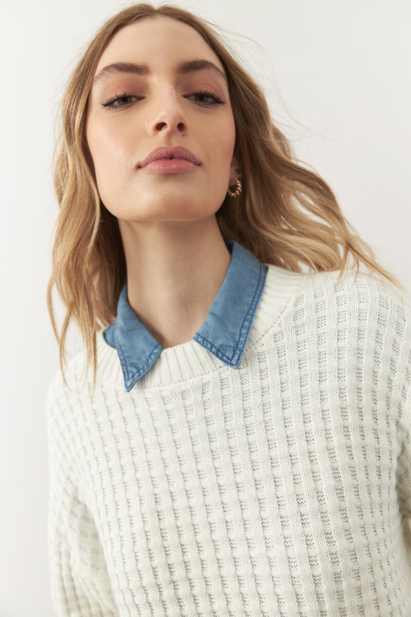 SWEATER SARA Hueso