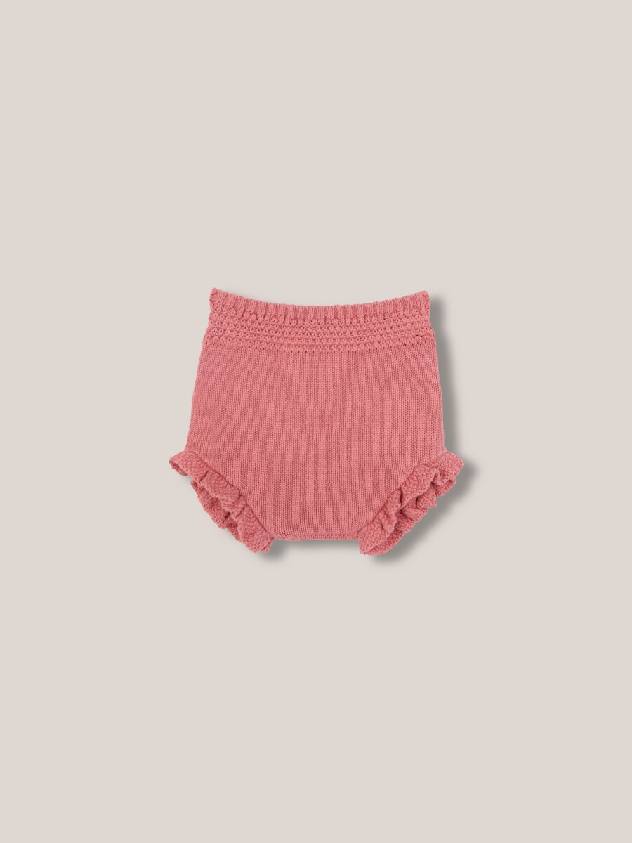 Pantalon Corto De Punto Rosa