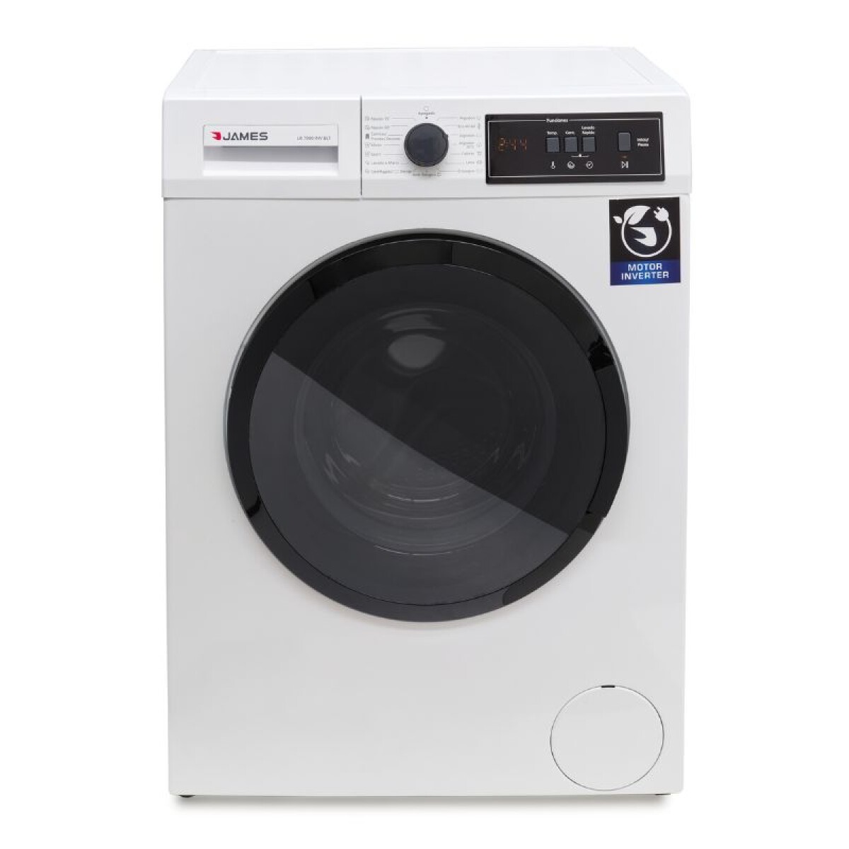 LAVARROPAS JAMES LR7990 INVERTER - CARGA FRONTAL 7 KG 
