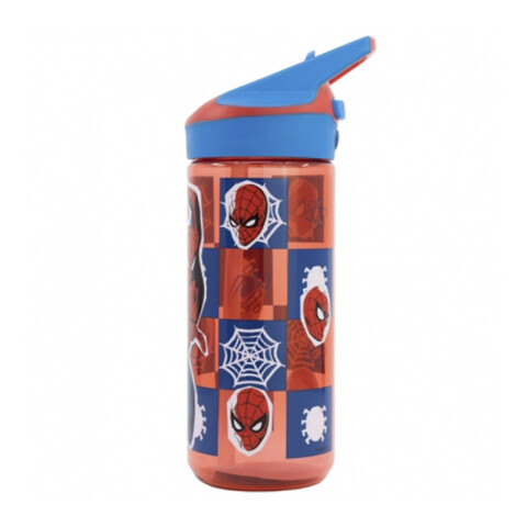 Botella Tritán Spiderman 620ml con Pajita U