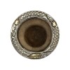 Mate camionero con apliques en bronce - ALPACA - 10 blancouniforme