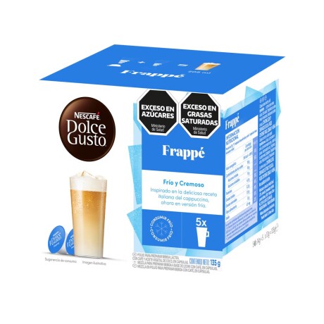 Caja de 10 Cápsulas Nescafé Dolce frappe cremoso y frío 001
