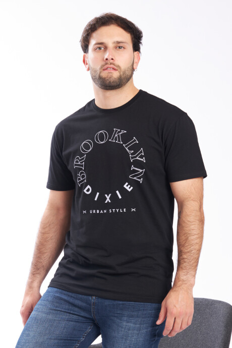 T-SHIRT TRAZU DIXIE Negro