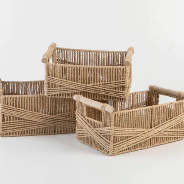 Cesto Fibras Naturales M Cesto Fibras Naturales M