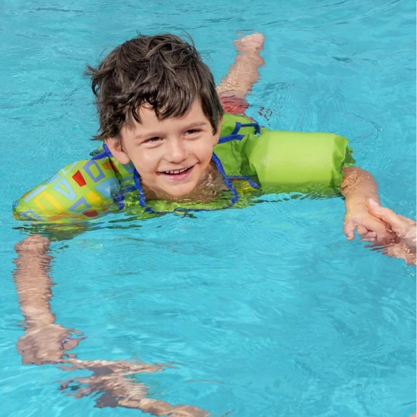 Flotador Salvavidas Niños Bestway Inflable Chaleco Brazos Variante Color Verde