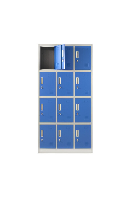 Guardabultos Locker Metálicos De 12 Puertas Guardarropas Azu Guardabultos Locker Metálicos De 12 Puertas Guardarropas Azu