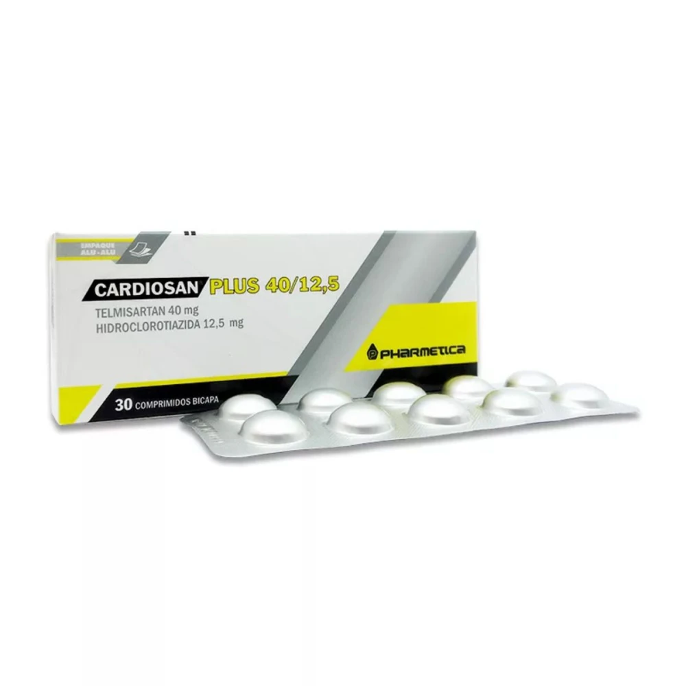 CARDIOSAN PLUS 40 / 12,5 MG. CJ X 30 COM