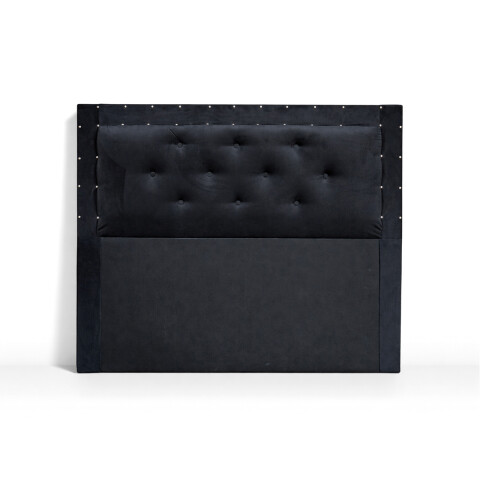 Respaldo De Sommier 2 Plazas 150 x 120cm Relleno Con Guata Forrado En Suede Negro Respaldo De Sommier 2 Plazas 150 X 120cm Relleno Con Guata Forrado En Suede Negro
