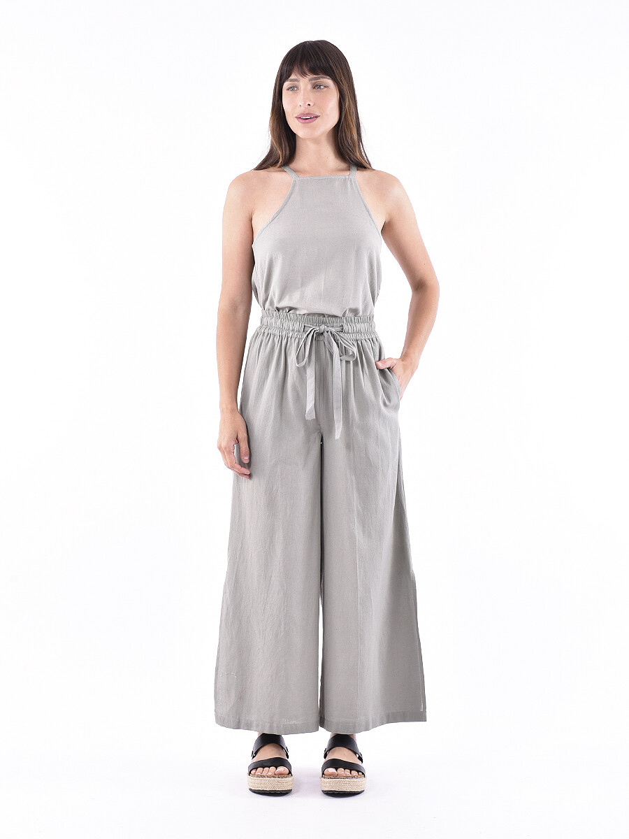 PANTALON MAUNA - VERDE GRISACEO 