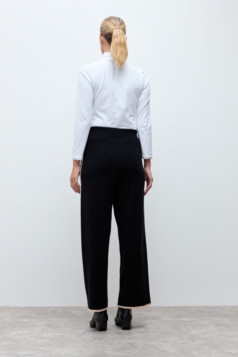 Pantalón tejido negro